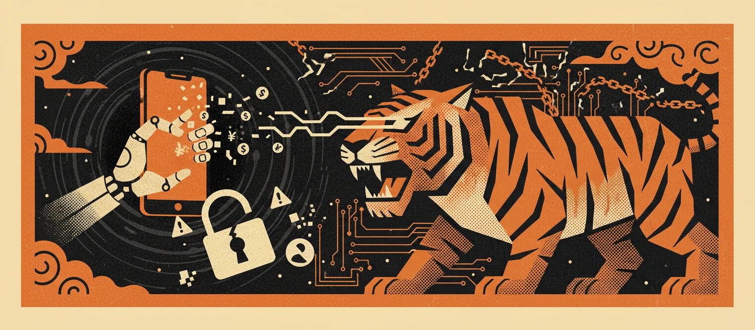 Alerta de segurança em celular sobre app suspeito do Fortune Tiger